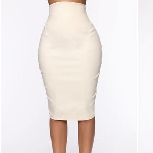 Form Fitting Midi Skirt